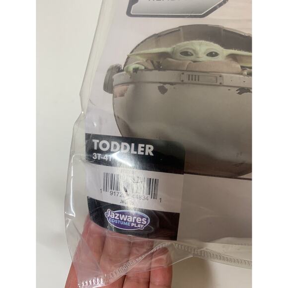 Star Wars The Mandalorian Child Baby Yoda GROGU Toddler Costume 3T-4T Disney - Picture 6 of 6